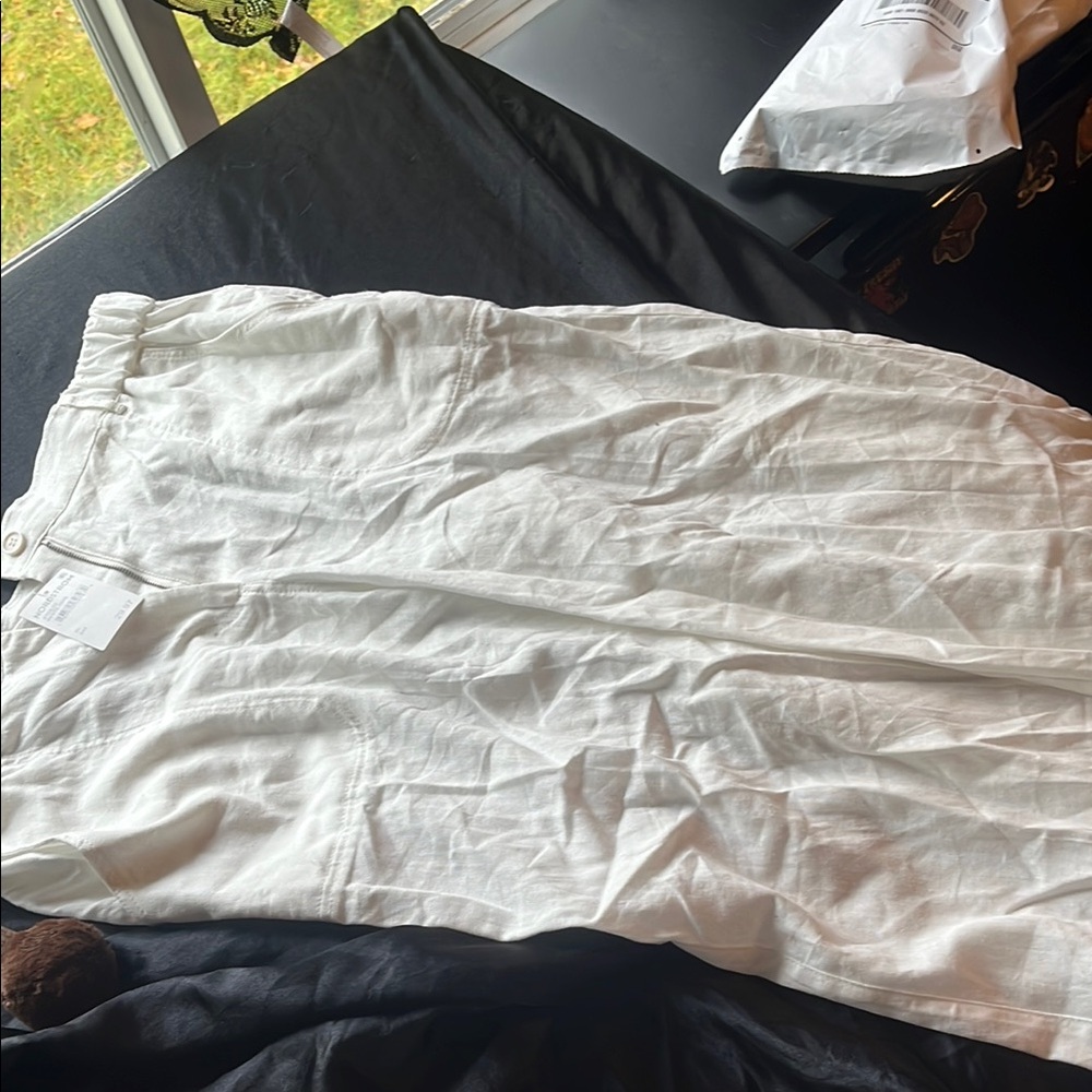 White Linen Pants